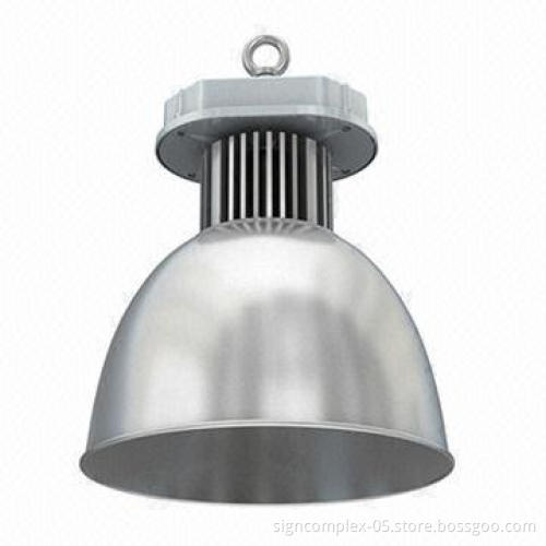 LED High Bay Light with Die-casting Aluminum Alloy, Glass Lens and 30,000 Hours Lifespan